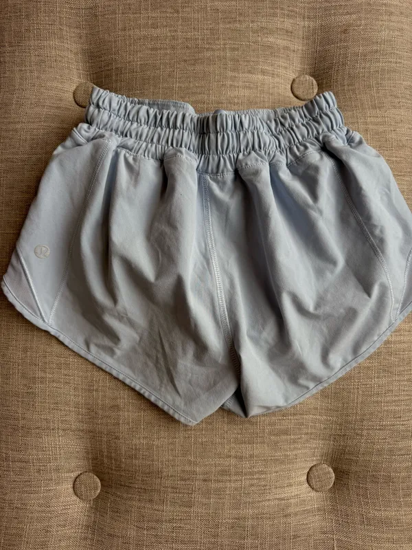 Light Chambray Blue Lululemon Hotty Hot Shorts 2.5” - Image 2
