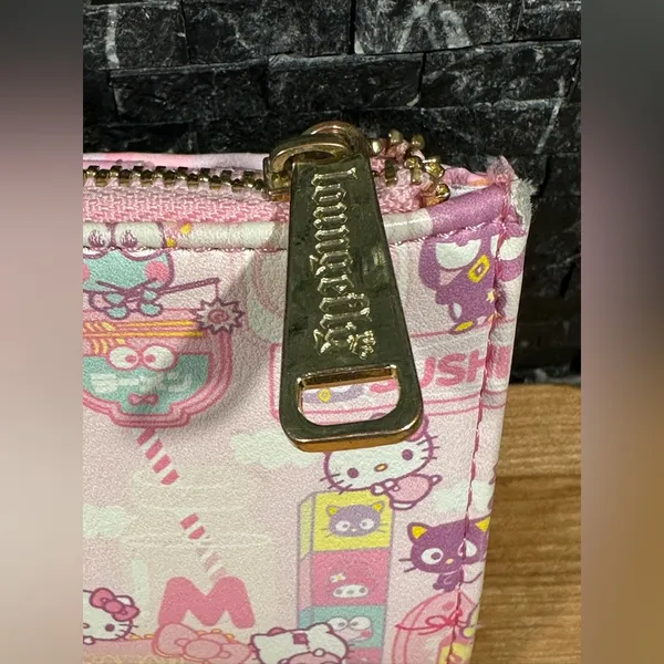 Sanrio Hello Kitty and Friends Kawaii Loungefly Pink Bifold Wallet - Image 3
