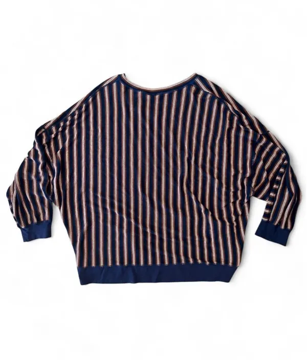 Free People Making In Happen Pullover Navy Large - Image 8