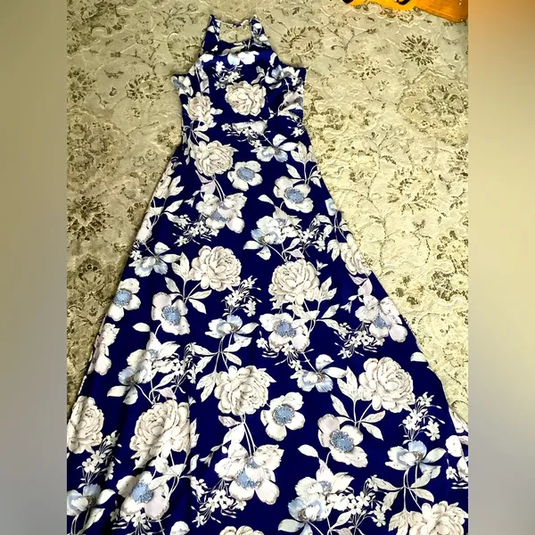 Beautiful maxi dress 💖💙💖💙 Blue Size M - Image 3