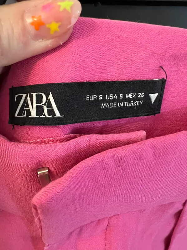 ZARA Barbie Pink Tailored Pants - Image 5