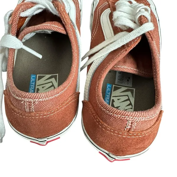 Vans Style 36 Rust‎ Orange Suede Canvas Sneakers Mens 6 Womens 7.5 - Image 5