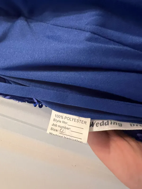 Amazon Blue Sequence Dress - Image 4