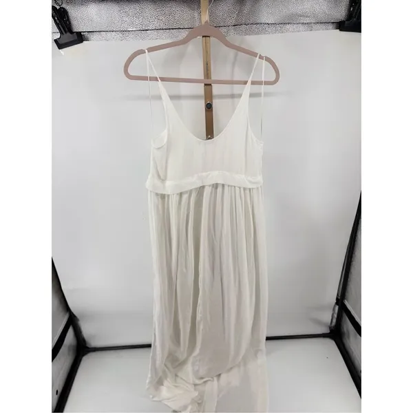Zara W&B Collection Sleeveless Long Dress Size Medium White - Image 7