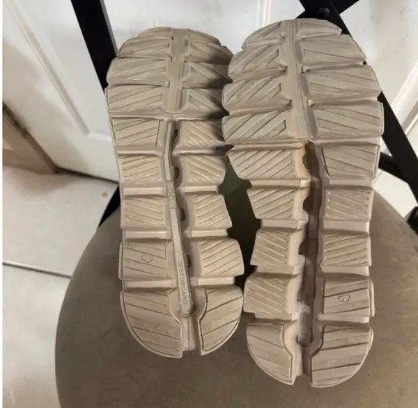 7.5 On Cloud Hi Monochrome Desert/Taupe High-top running Sneakers - Image 7