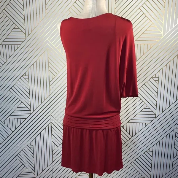 Haute Hippie Crimson Crush‎ Cowl Sleeve Mini Dress - Image 8