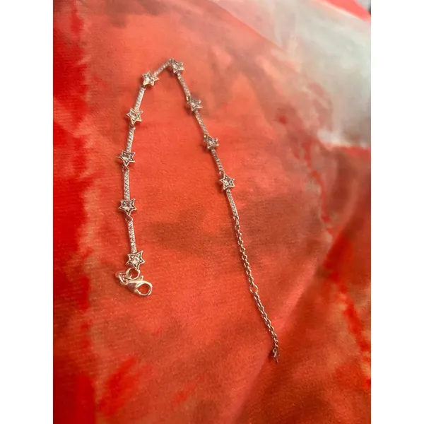 C06 size 9.5 inch braclet star 925 sterling silver - Image 2