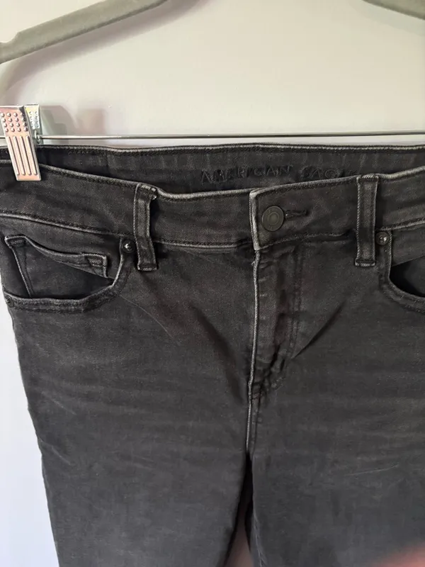 American Eagle Outfitters Black Stretch Jeans - Image 2