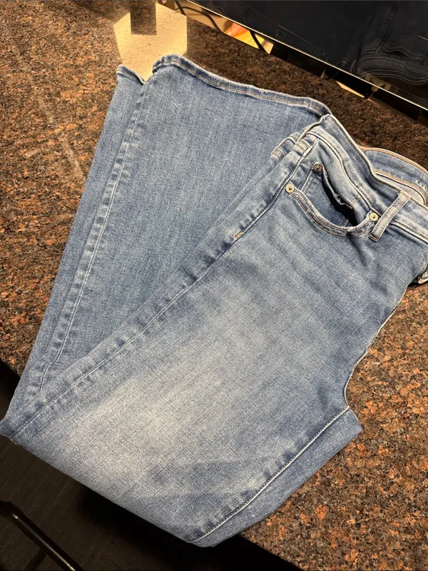 American Eagle Low Rise Flare Size 4 Short - Image 8