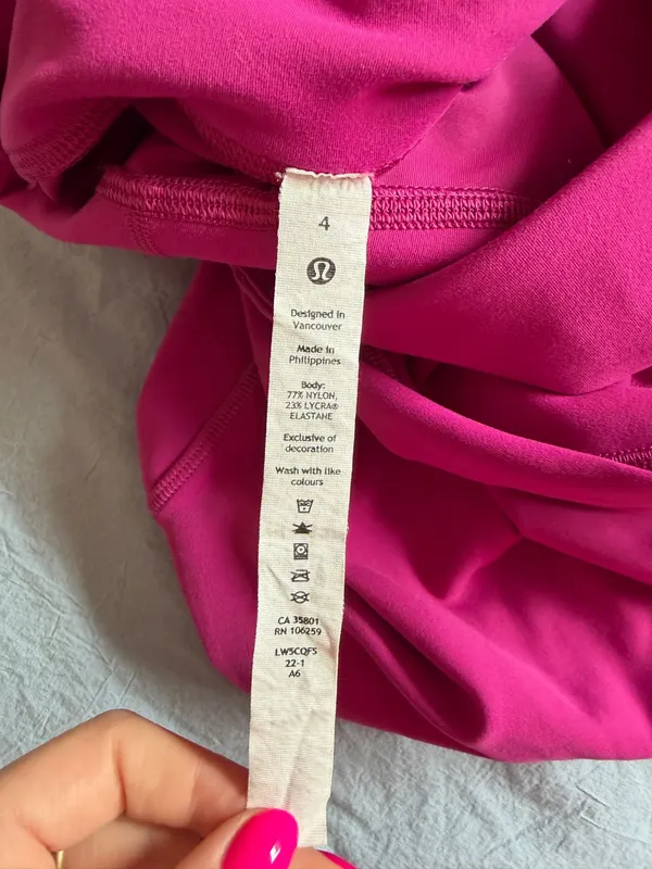 Pink Lululemon Leggings - Image 4