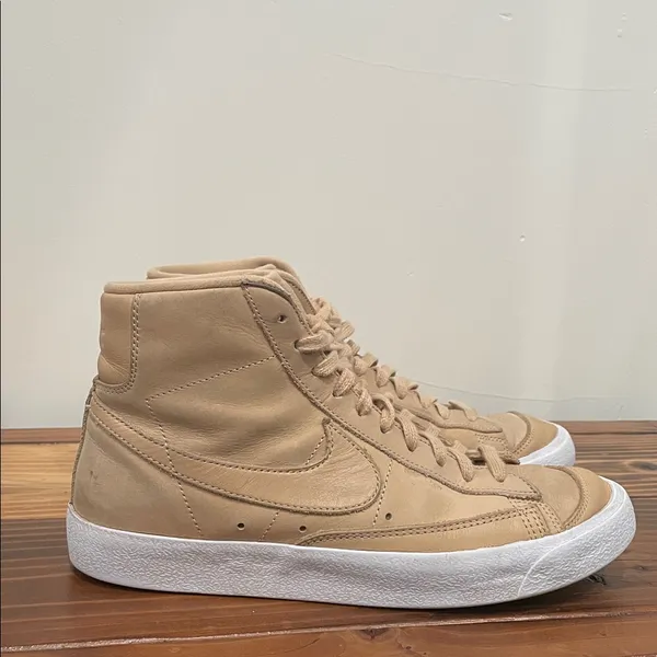 Nike Women's Blazer Mid Premium Sneakers ‘Vachetta Tan' DQ7572-200 Size 9 - Image 8