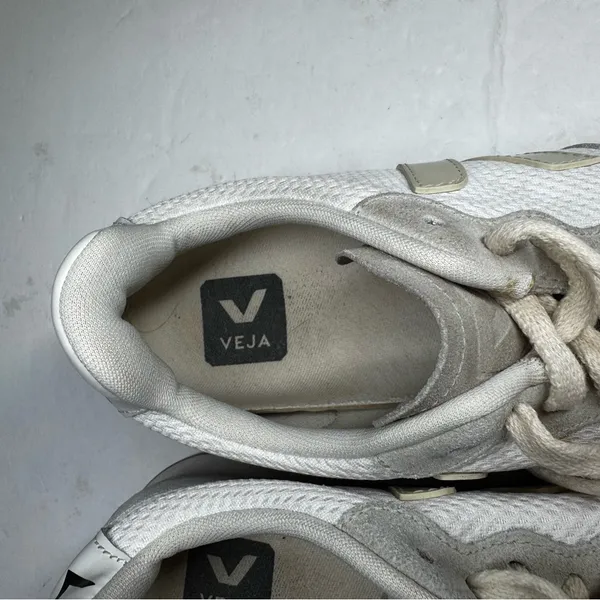 Veja Women's Rio Branco Low Top Sneakers 5 Pier Natural suede mesh casual - Image 9