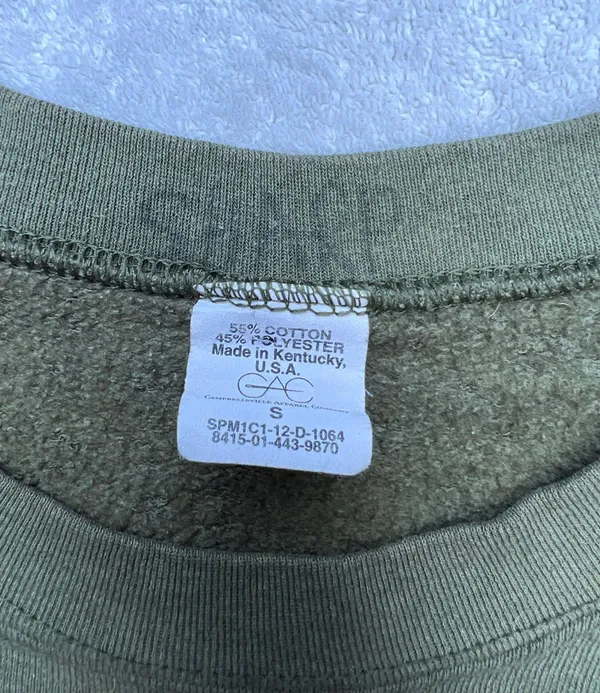 US Marine Corps Sweatshirt Green - Image 3