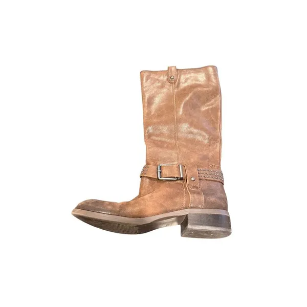 Jessica Simpson "Essence" Leather Riding Boots Size 6 - Image 9