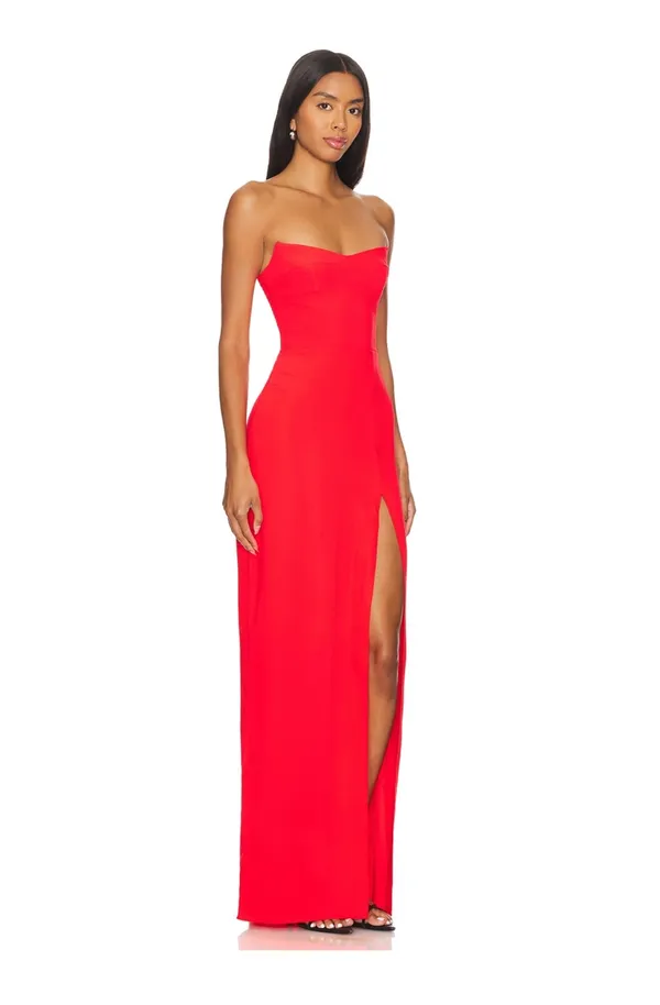 Revolve Ivy Gown in Crimson - Image 2