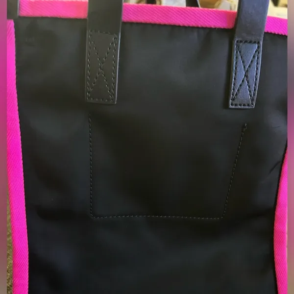 Marc Jacobs Pink and Black Tote Bag - Image 8