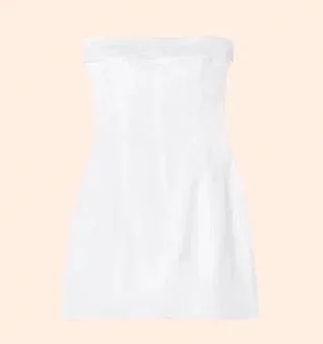 Reformation Madilyn Linen Dress (White) - Image 2