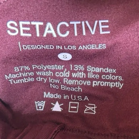 ✨SET Active Luxform® Band Bra in Sangria Size Small - Image 5