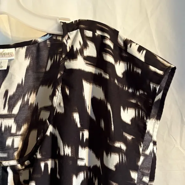Motherhood Maternity Summer Short‎ Dress Size Large Quarter Zip Lightweight Teal - Image 7