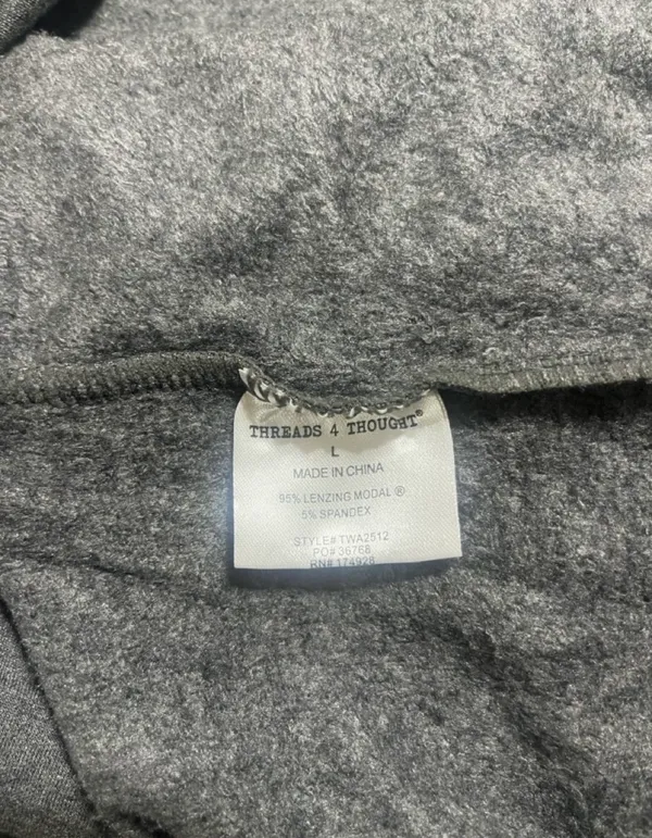 Threads 4 Thought Sweater Sz L Kelli Open Back Overlay MODAL Blend Everday Wear - Image 7