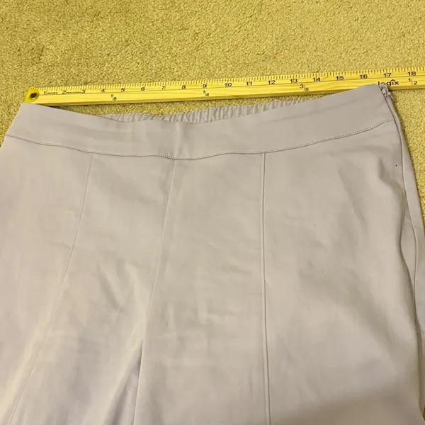 HILL HOUSE The Claire Pant Size XL Lavender Stretch Cotton Career Dressy - Image 7