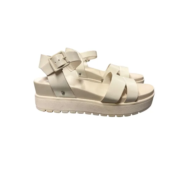 MIA Maya Platform Sandal Cream Off White Chunky Lug Sole Vegan Leather 8.5 - Image 3