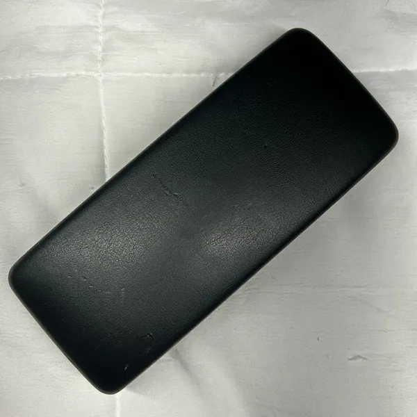 Versace Black‎ Faux Leather Glasses CASE ONLY Felt Lined Gold Lettering On Top - Image 4