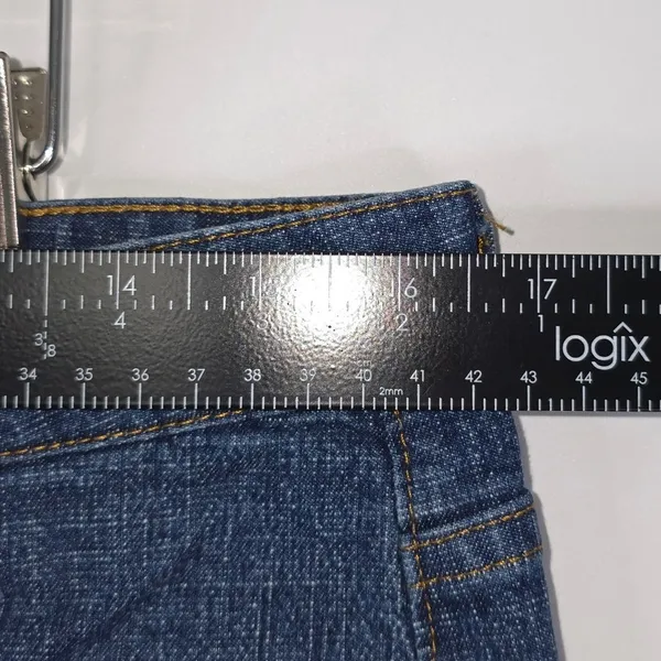 Lee Jeans Womens‎ 11/12L (33x33) Blue One True Fit Bootcut High Rise Stretch - Image 8