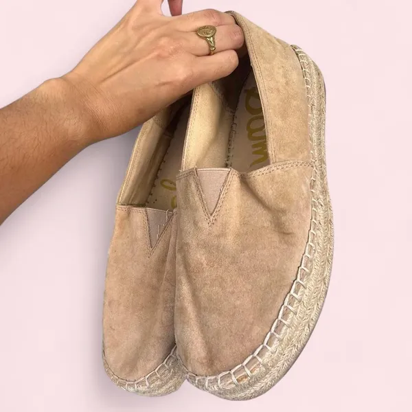 Beige suede Sam Edelman espadrilles - Image 2