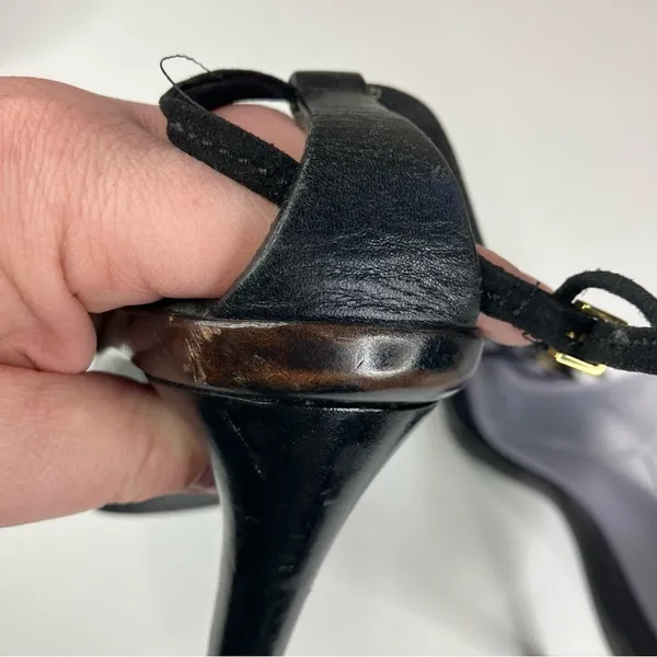 Gucci Thin Strap Heeled‎ Sandals Size 8B - Image 8