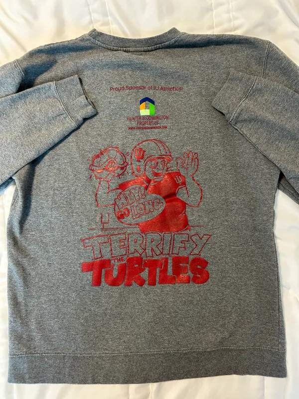 IU Crewneck Gray Size L - Image 2