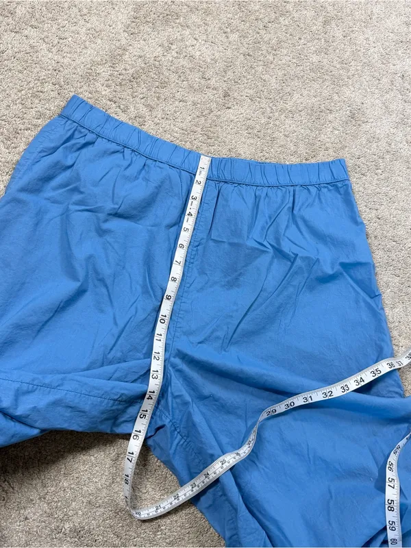 American Eagle Women’s Super Wide Leg Crop Pants Pull On in Blue XL - Image 10