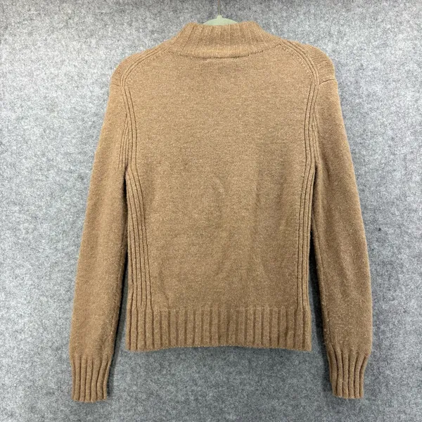 J. Crew mock neck sweater in super soft yarn merino alpaca blend xs - Image 3