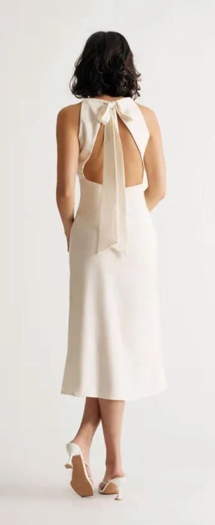 White Midi Dress - Image 2
