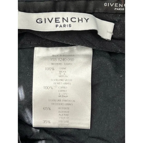 Givenchy Gray Dress Trousers pants professional office wear workwear wool - Image 6