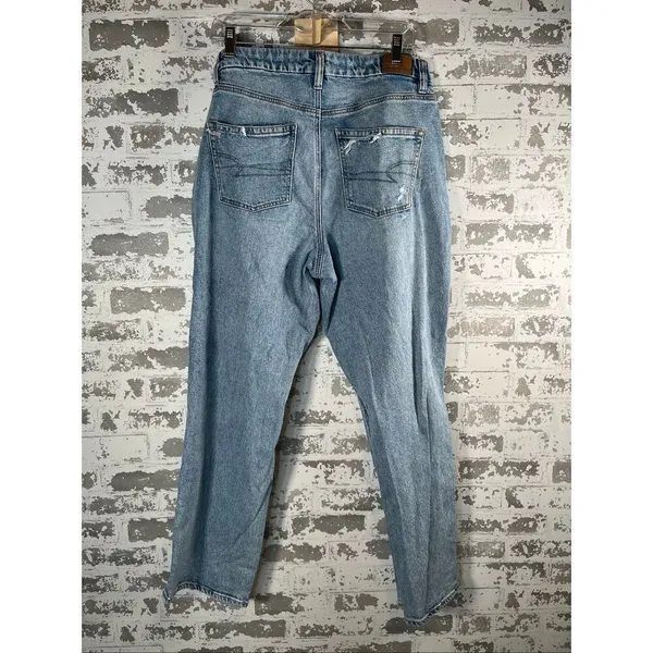 American Eagle | women curvy 90’s straight distressed denim - Image 10