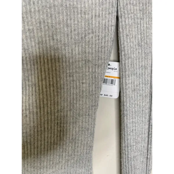 NWT Free People OB878253 Pebble Gray Cozy Up With Me Bodysuit Sz Small - Image 7