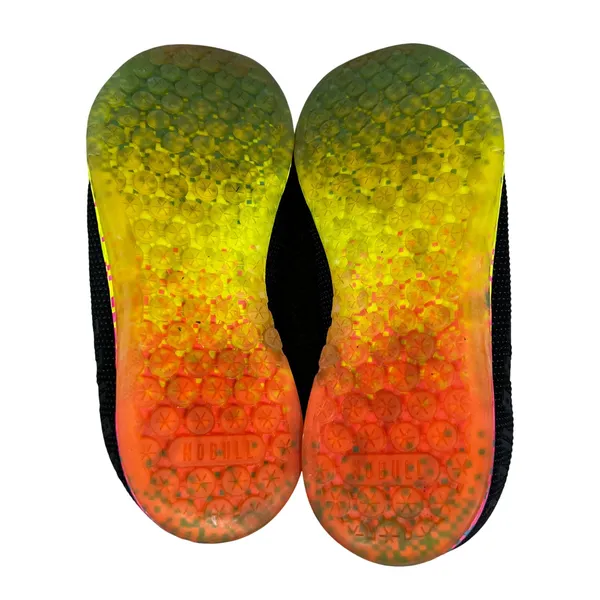NOBULL Trainer Black Neon Pixel Low Top Training Shoes Size W 8 / M 6.5 - Image 4