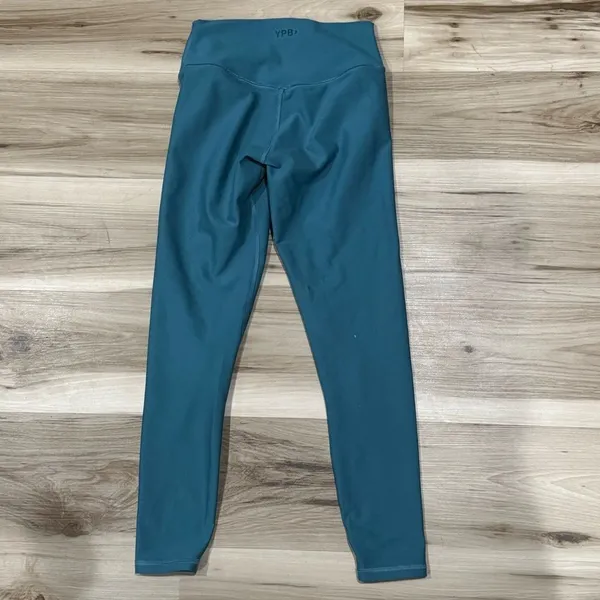 Abercrombie and Fitch YPB sculptLUX 7/8-Length Leggings Teal Women’s Small - Image 5