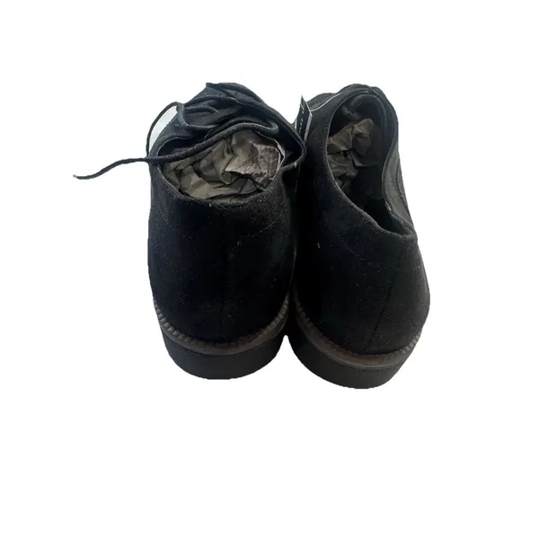 JABASIC Women's Brogue Oxford Walking Shoes Lace-Up Casual Black Size 9.5 NEW - Image 5