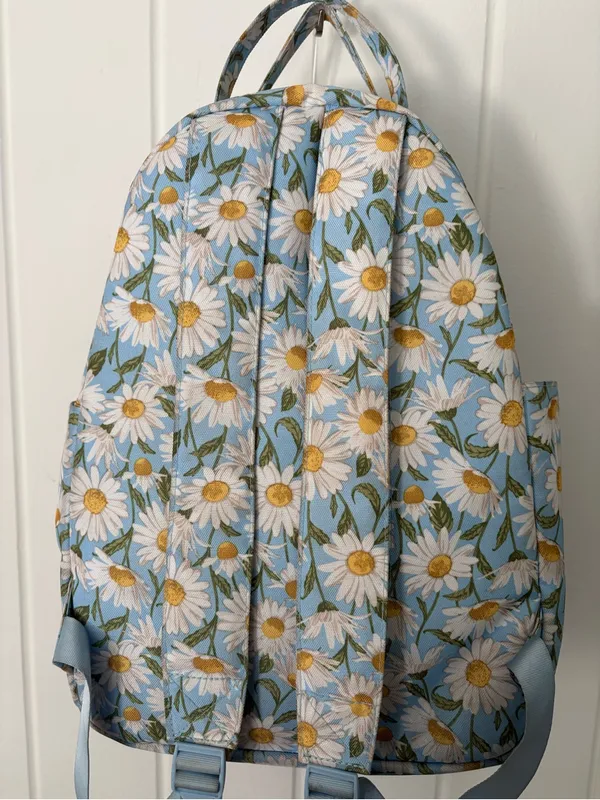 Daisy print backpack Blue - Image 10