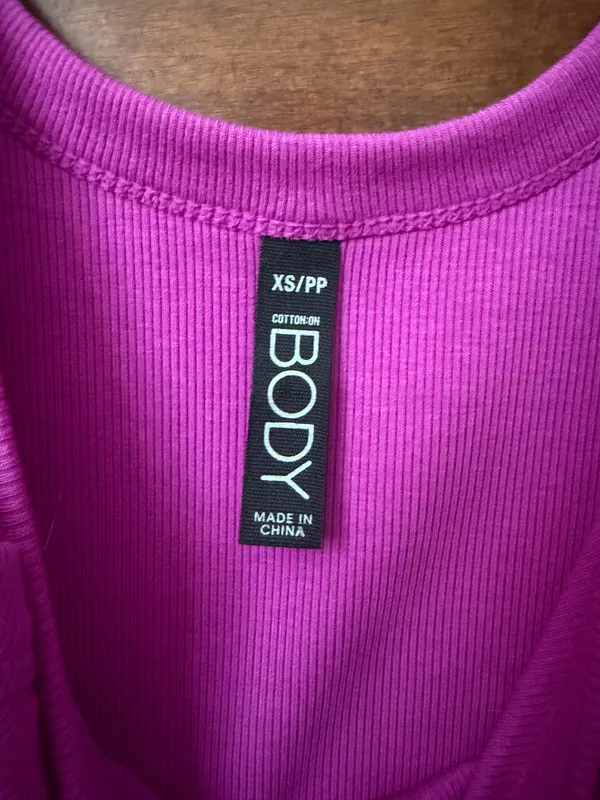 Cotton on purple tank top - Image 3
