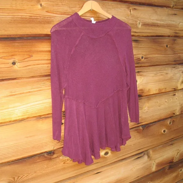 NWT Free People Maroon Top - Image 3