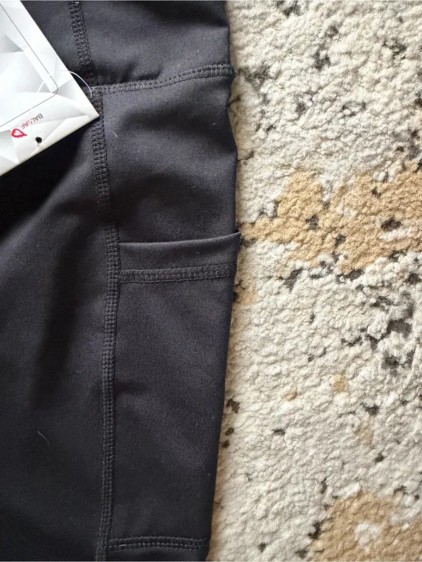 Baleaf Black Men’s Athletic Compression Joggers - Image 6