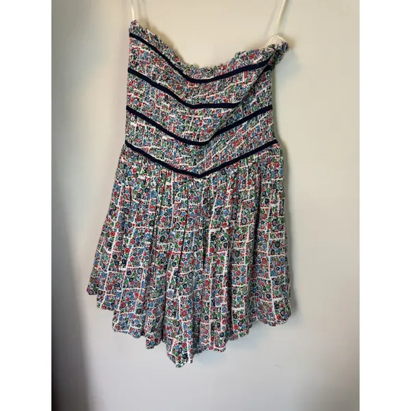 Free People Black/Brown Bali Checked Out Printed Dress - SZ M - NEW $138 - Image 10