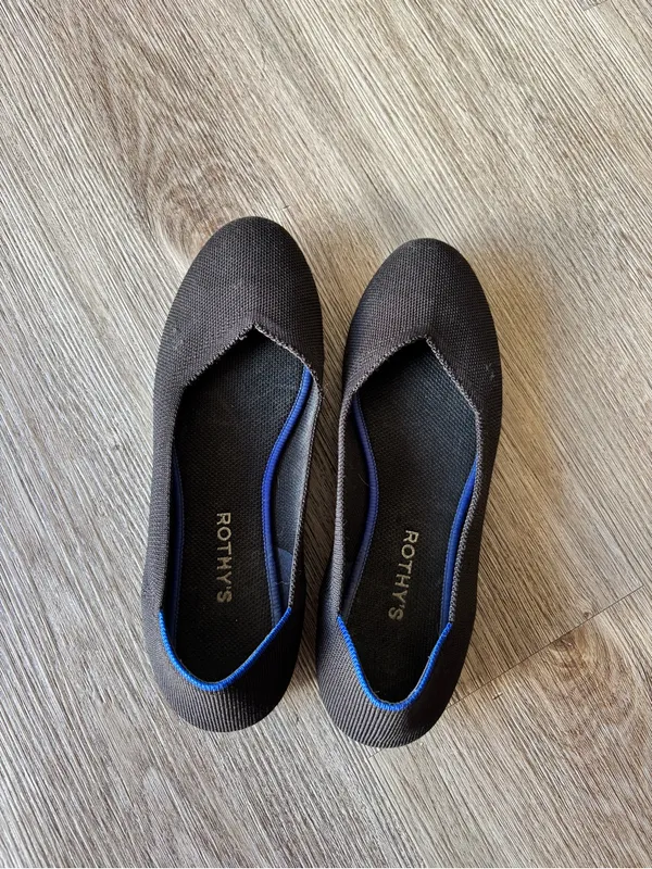 Rothys black rounded toe flat - Image 5