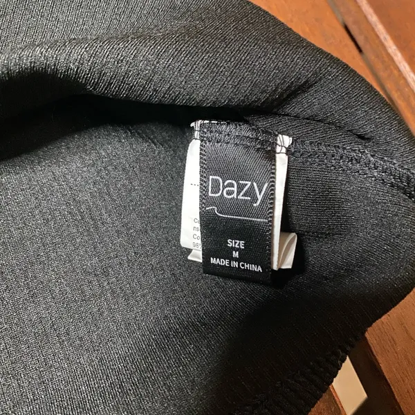 Dazy Black Women's Top Size M - Image 2
