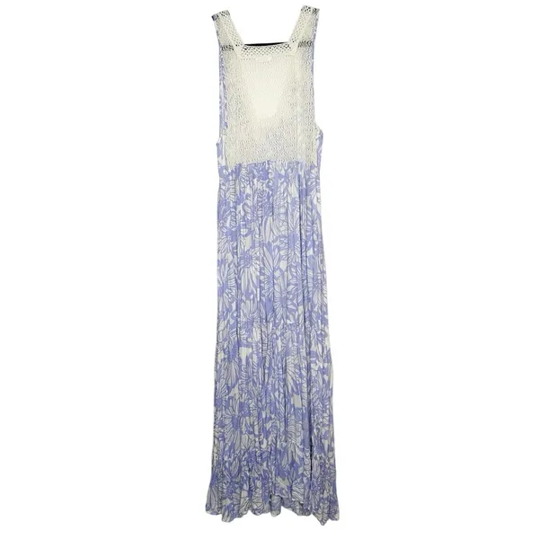 Free People Tiers For You Maxi Dress Purple Women's Size X-Small XS - Image 3