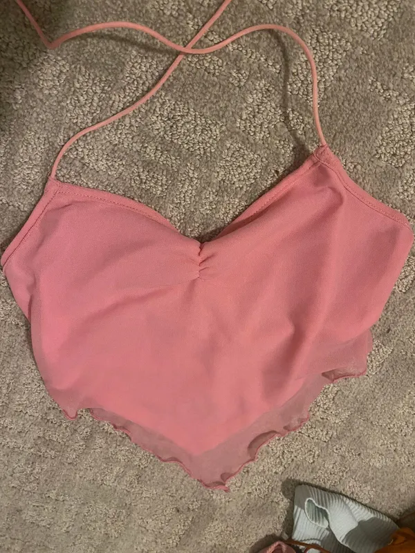 Pink Tank Top Crop Size XS - Image 2