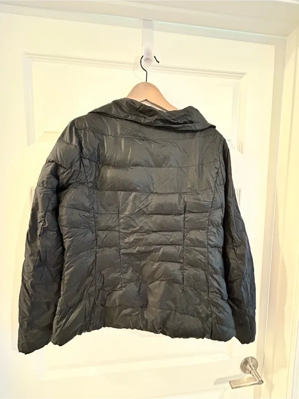 Eddie Bauer Down Puffer Jacket Black Size M - Image 8